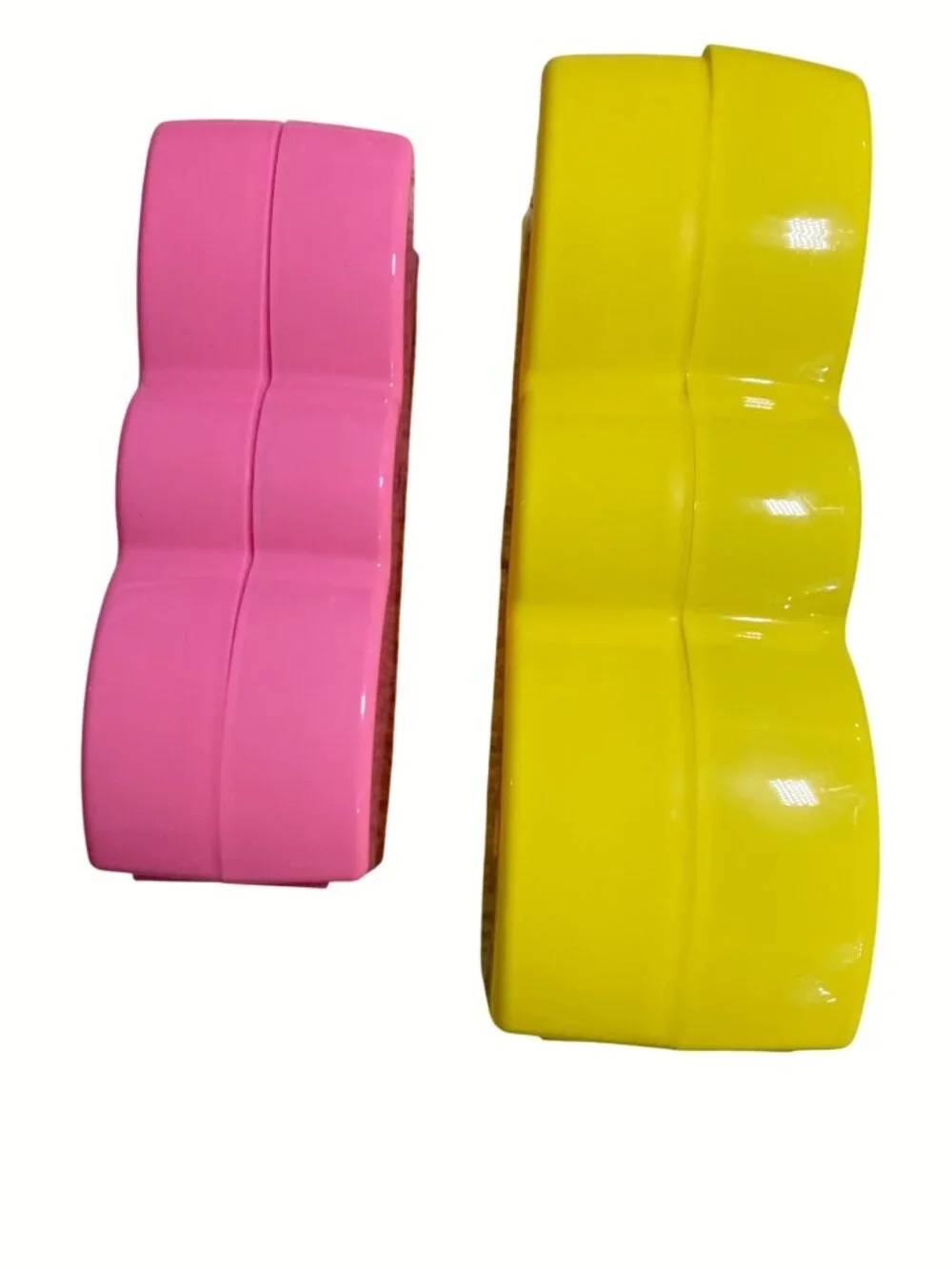 Yellow and Pink PEEP Bunny-Shaped Plastic Container With Lid